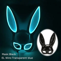 LED Light Up Bloody Rabbit Cosplay Mask