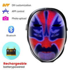 ScareLight.  the multi-faced LED mask