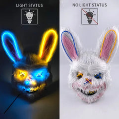 LED Light Up Bloody Rabbit Cosplay Mask