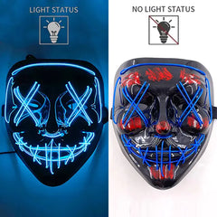 LED Light Up Bloody Rabbit Cosplay Mask