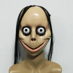 V-shaped mouth Halloween mask.  O.m.G.